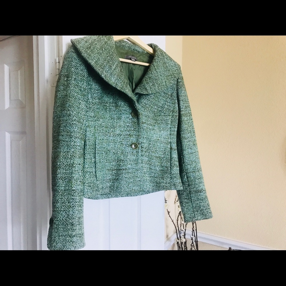 Green Ann Taylor blazer